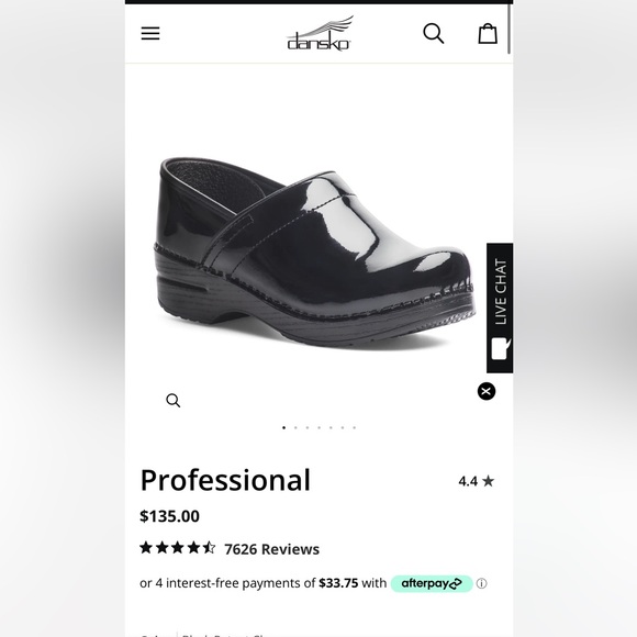 Dansko Professional Black Patent Clog - Picture 5 of 5